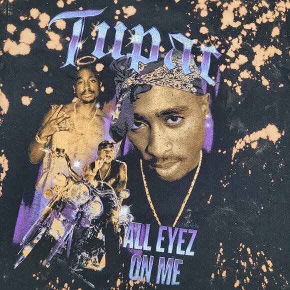 Tupac Shakur Shirt Womens Large 20x26 All-Eyez-On-Me - Picture 4 of 11